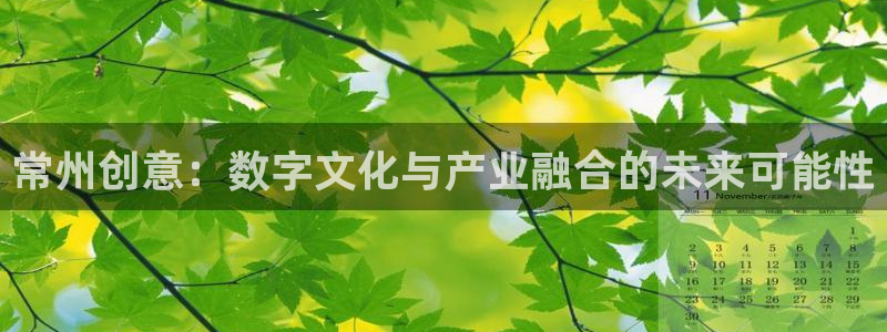 沐鸣娱乐2多彩平台：常州创意：数字文化与产业融合的未来可能性